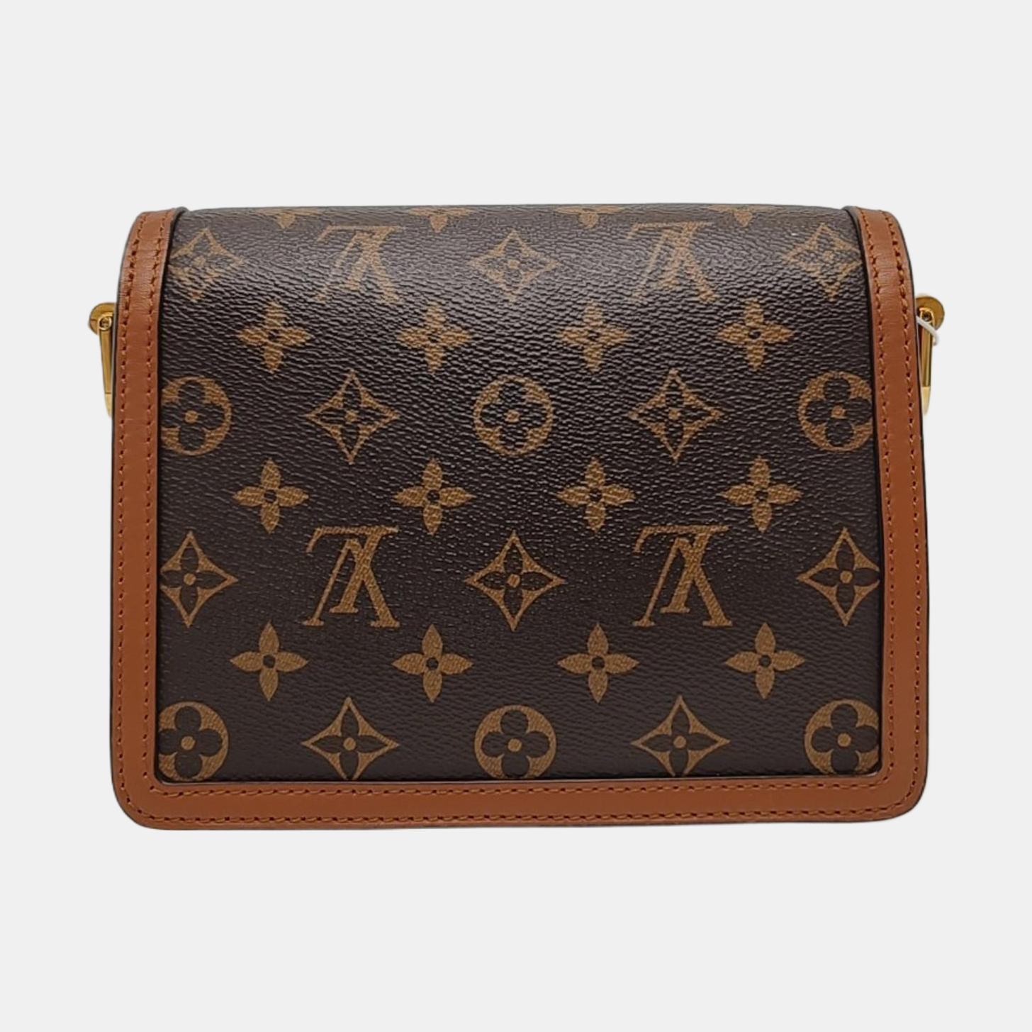 DAUPHINE Mini Monogram Coated Canvas Brown