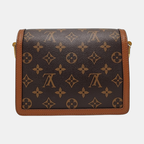 DAUPHINE Mini Monogram Coated Canvas Brown