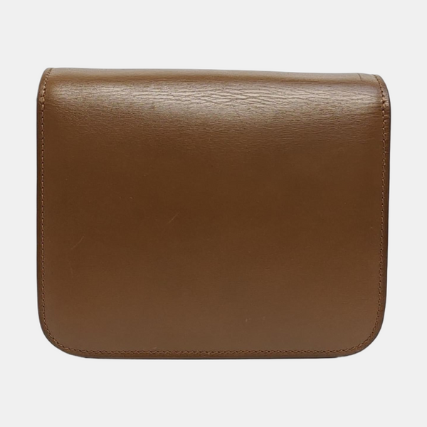 Authenticated pre-owned  CLASSIC BOX Small Calfskin Brown - Shoulder Bag at Looply