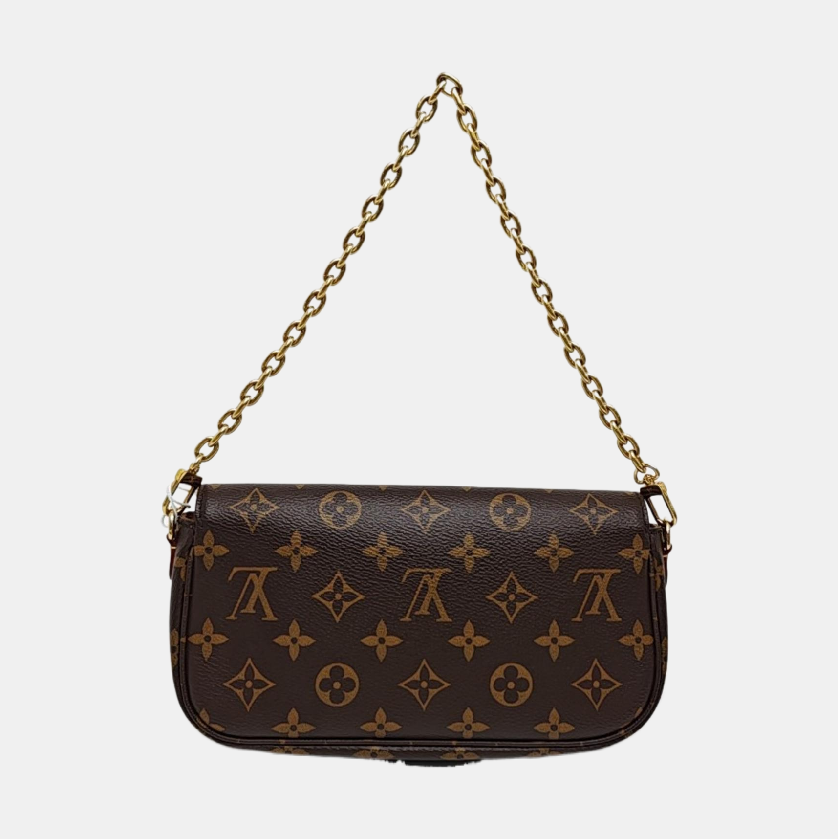 IVY Monogram Coated Canvas Brown