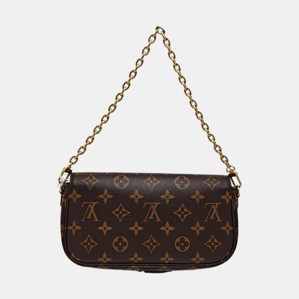 IVY Monogram Coated Canvas Brown