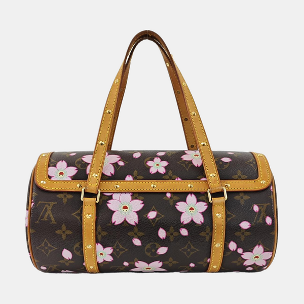 PAPILLON GM Monogram Coated Canvas Brown