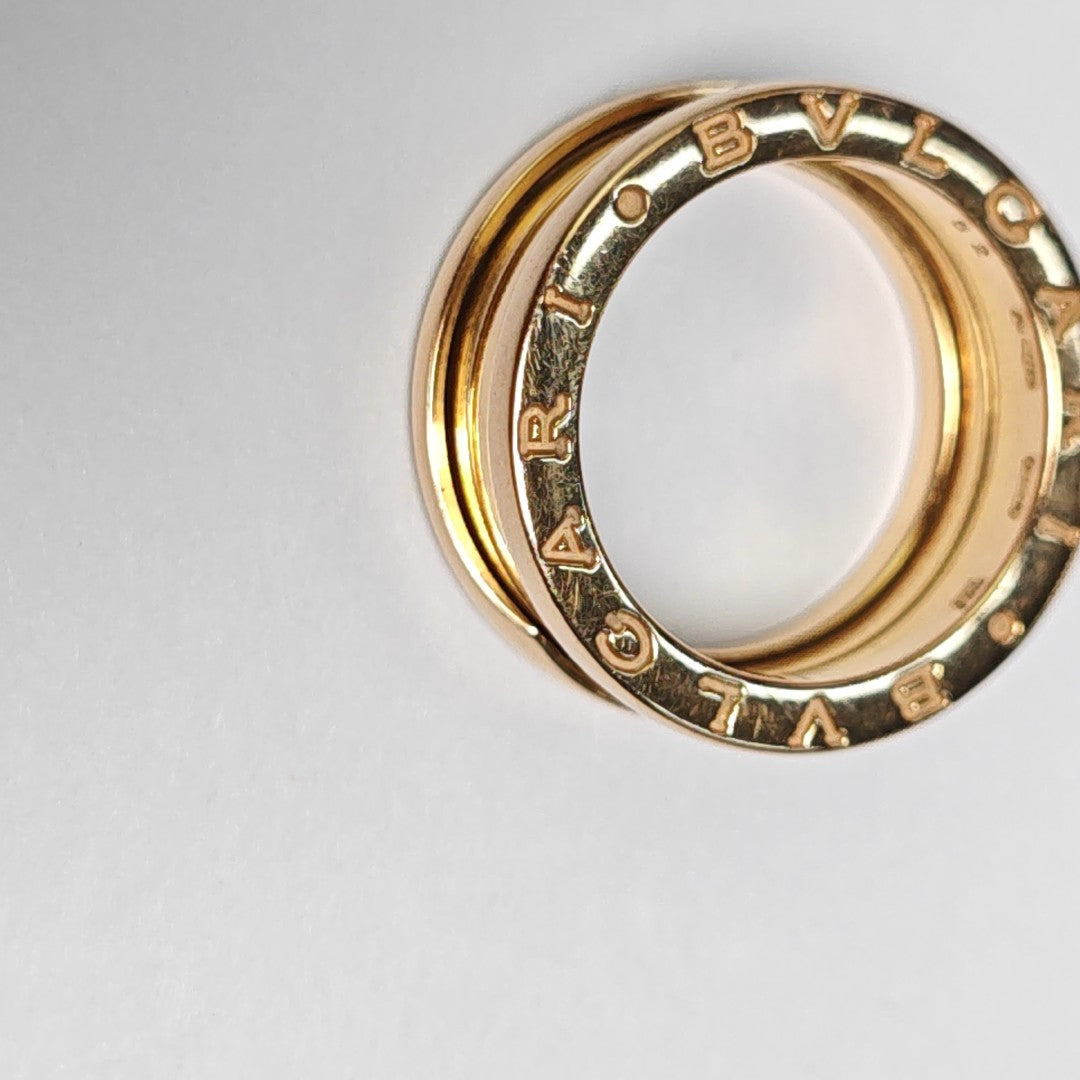 B.ZERO1 18k Rose Gold Ring EU 52
