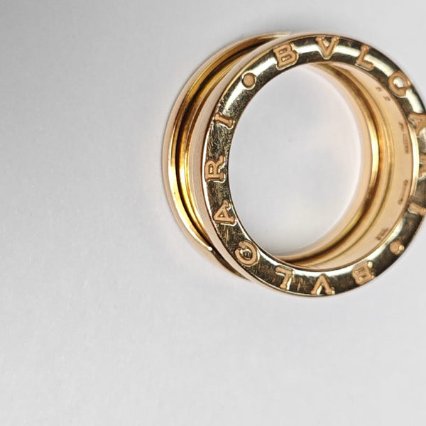 B.ZERO1 18k Rose Gold Ring EU 52