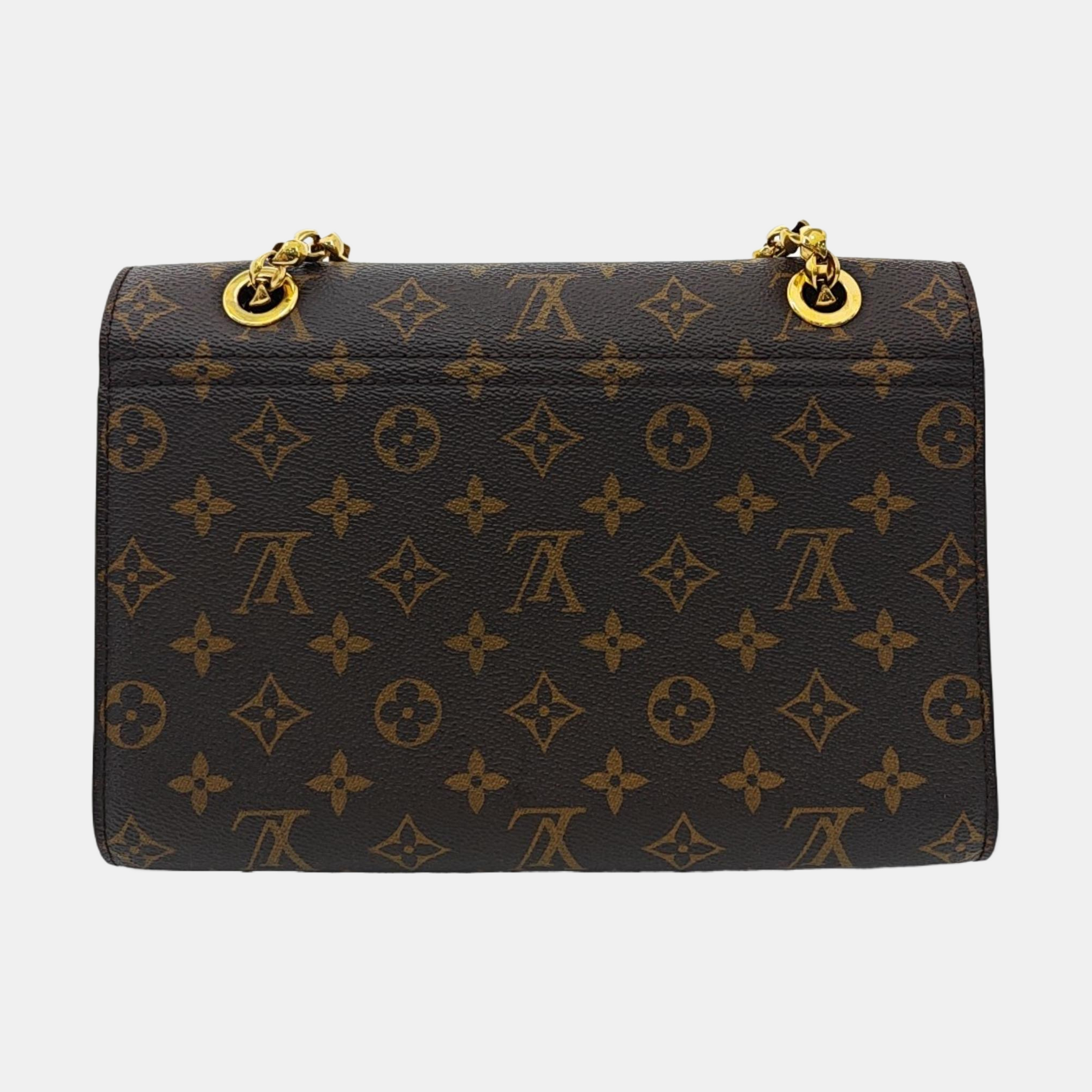 VICTOIRE Monogram Coated Canvas Brown