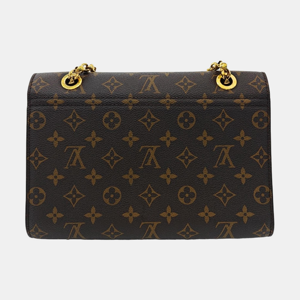 VICTOIRE Monogram Coated Canvas Brown