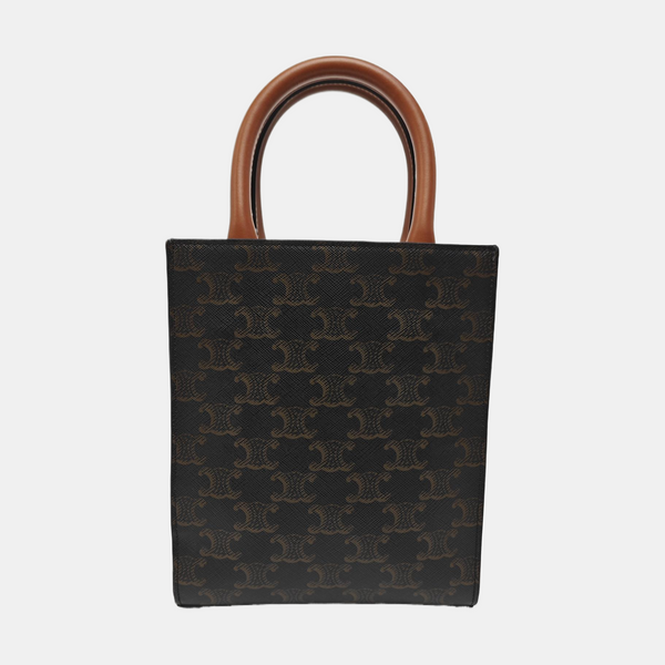 CABAS CELINE Mini Coated Canvas Brown