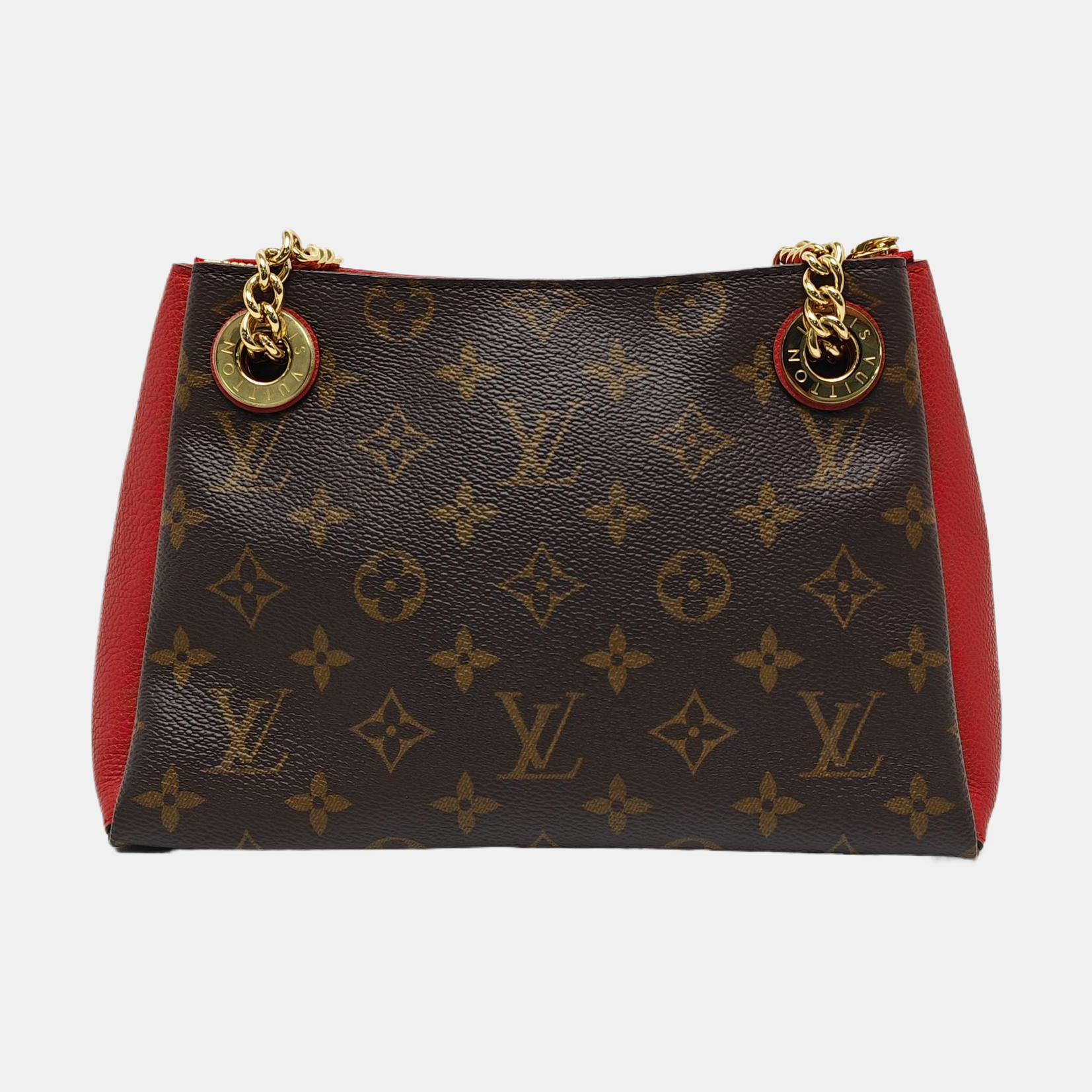 SURENE BB Monogram Coated Canvas Brown