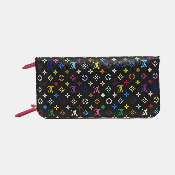 LV × TM INSOLITE Monogram Coated Canvas Black Wallet