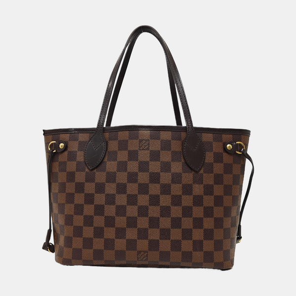 NEVERFULL PM Damier Ebene Coated Canvas Brown