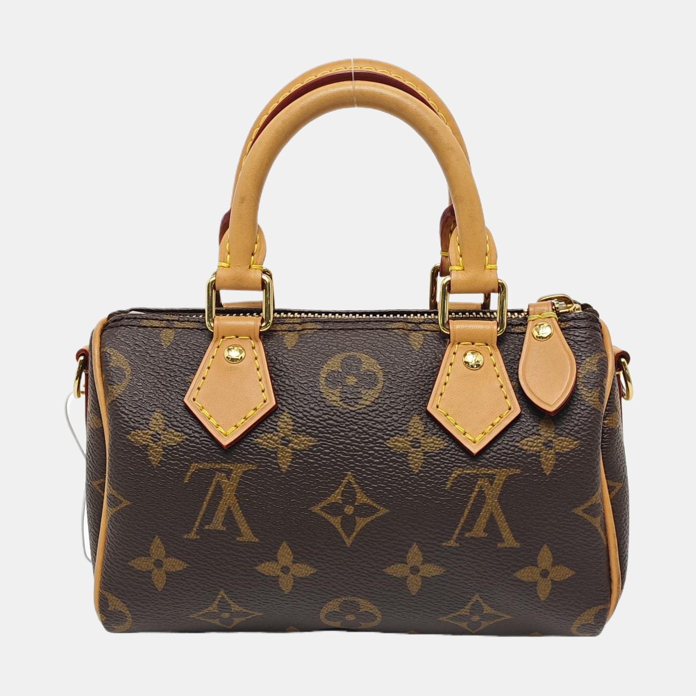 SPEEDY Nano Monogram Coated Canvas Brown