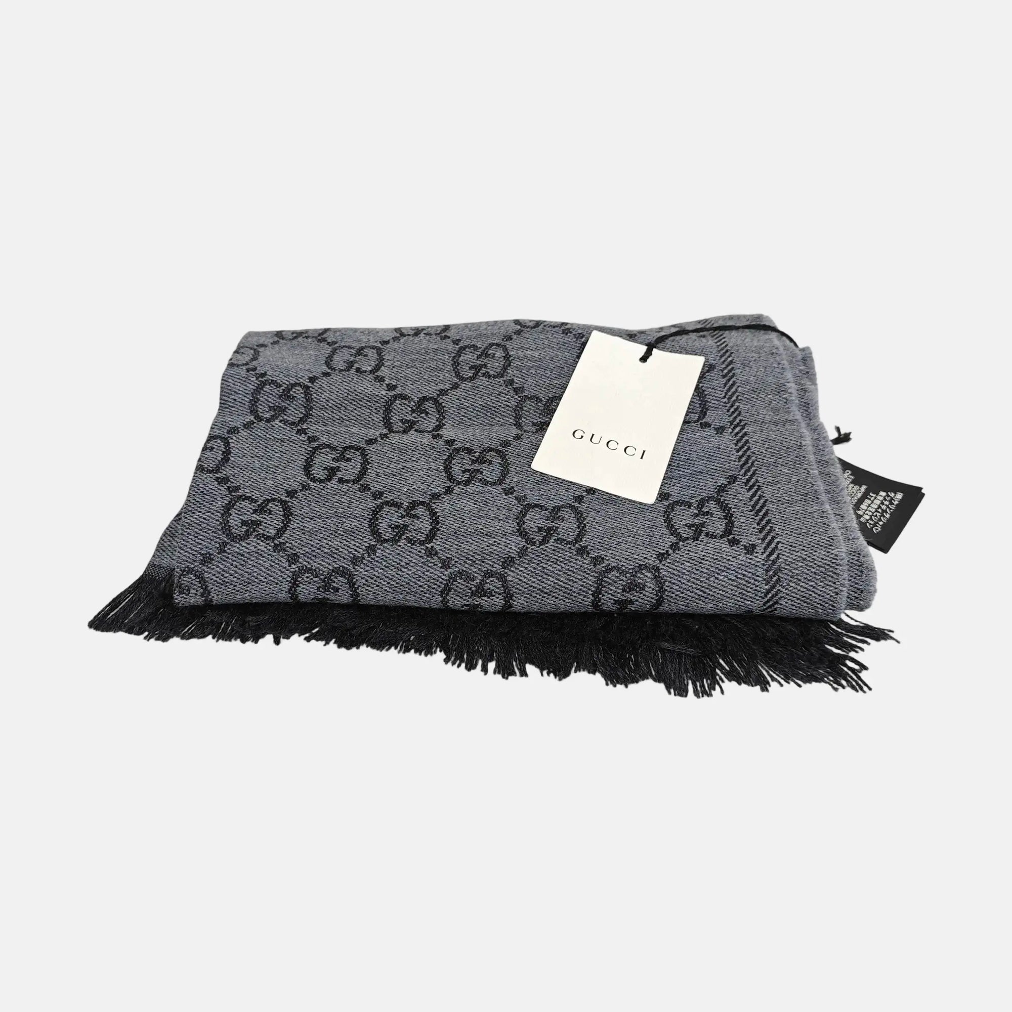 Wool Scarf Gray