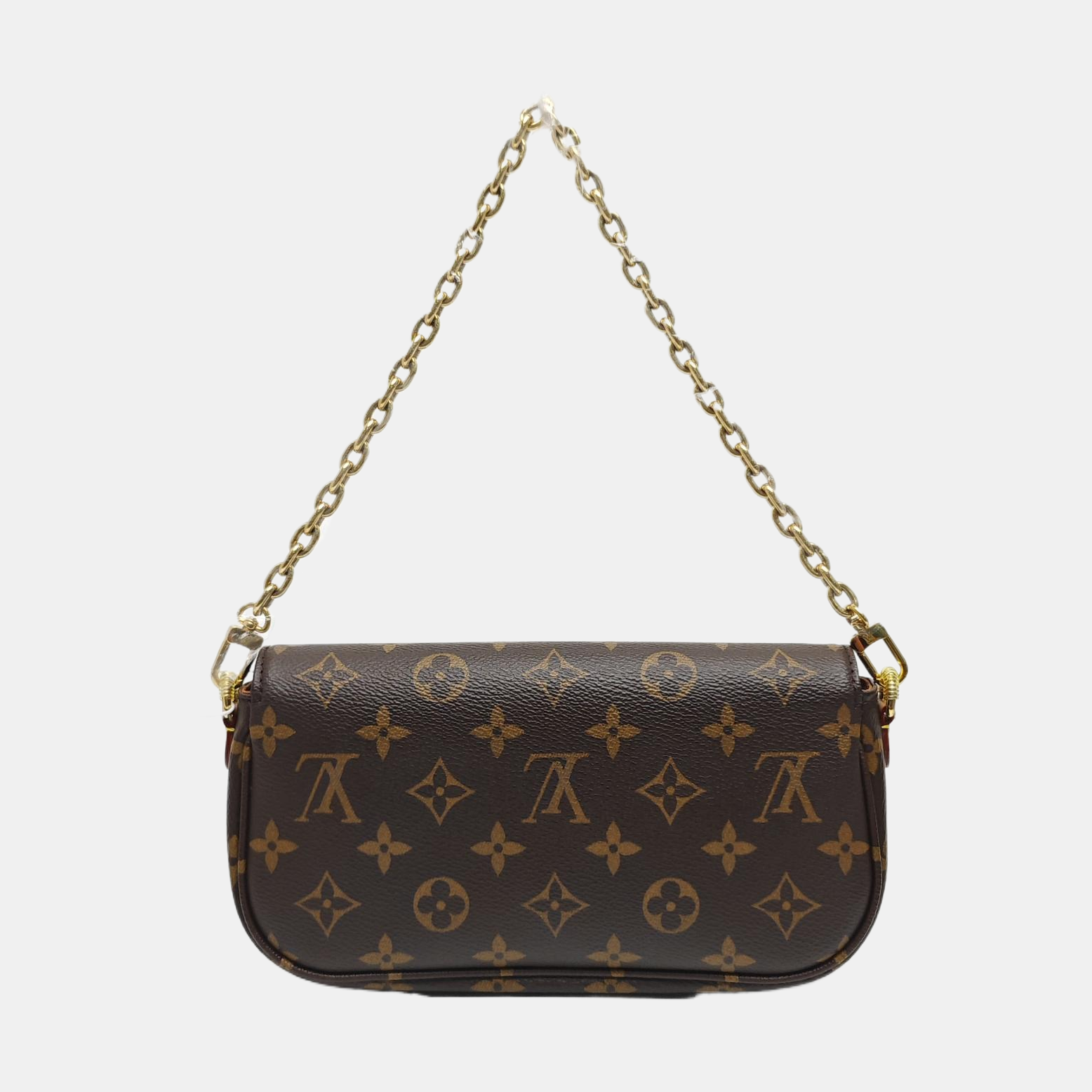 IVY Monogram Coated Canvas Brown