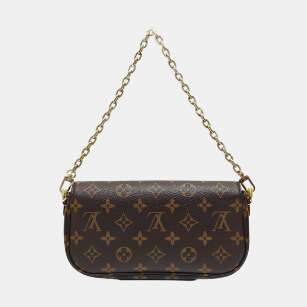 IVY Monogram Coated Canvas Brown
