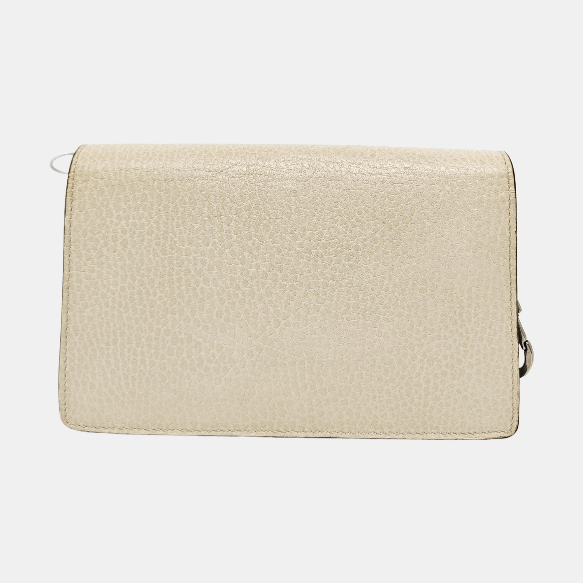Dionysus Super Mini Calfskin White