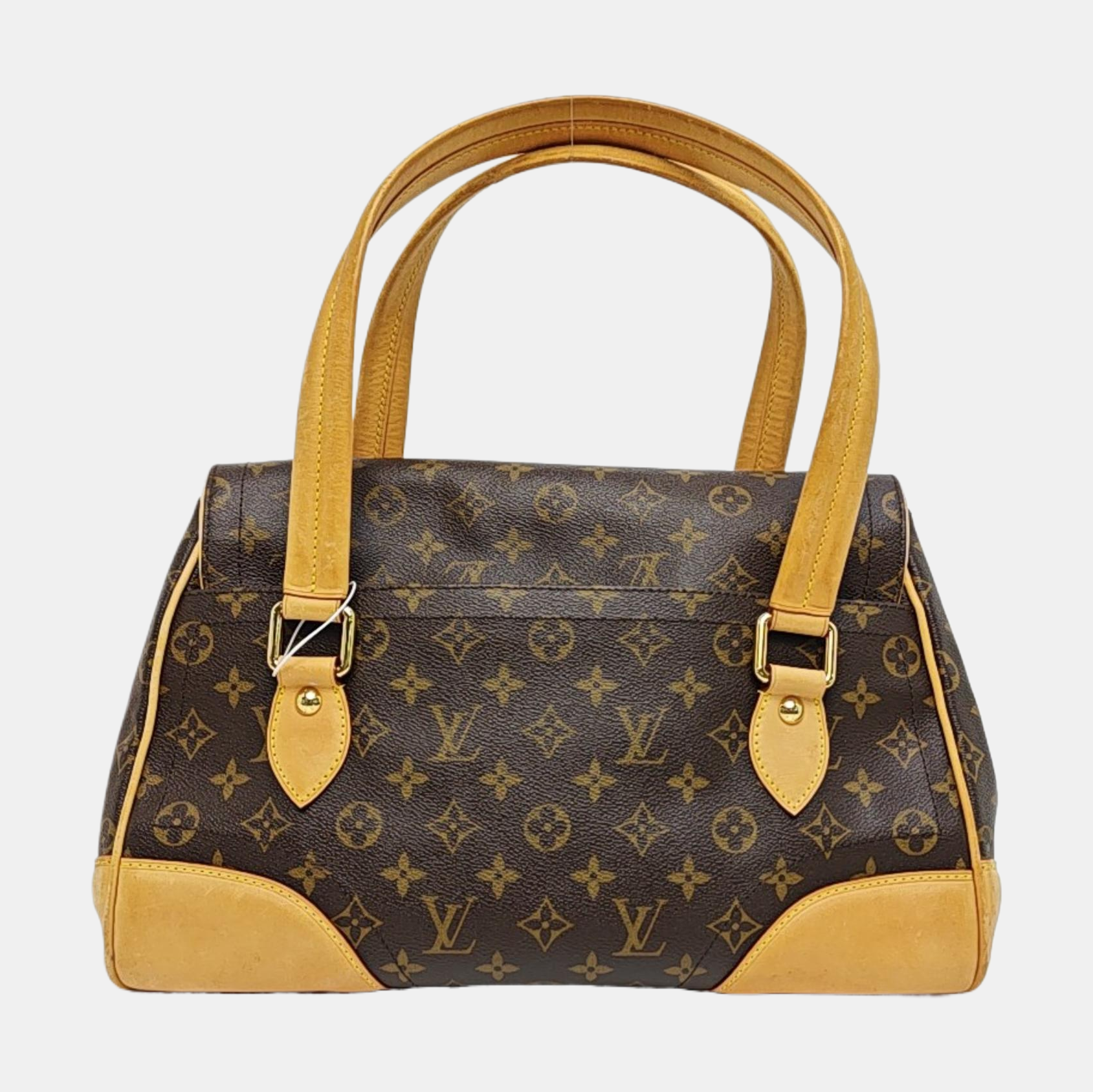 Lona Estampada Monogram BEVERLY Marrón