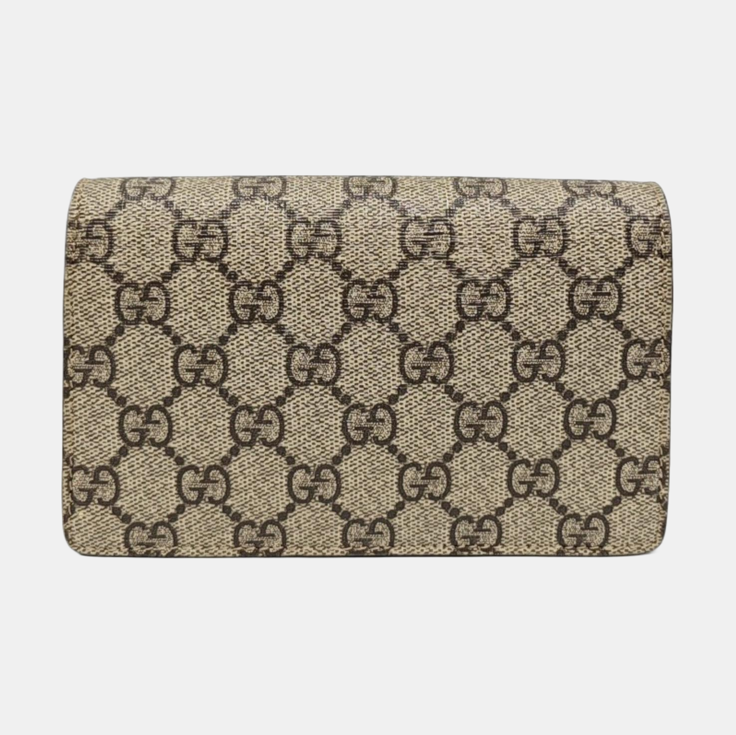 Dionysus Super Mini Monogram Coated Canvas Beige