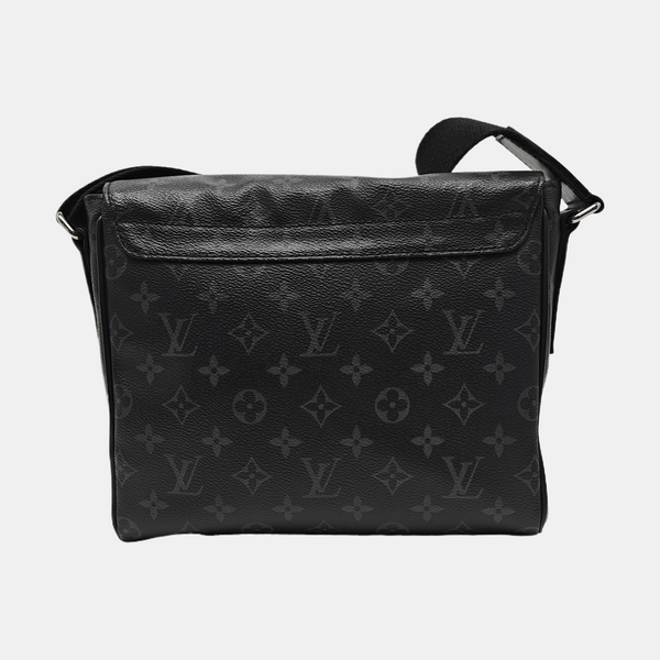 DISTRICT PM Monogram Coated Canvas Black