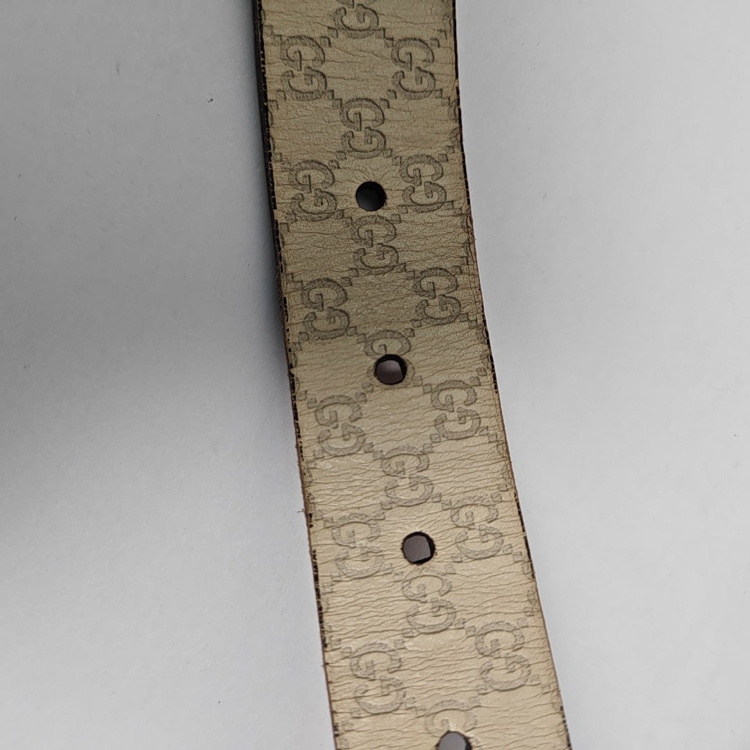 Leather Belt White