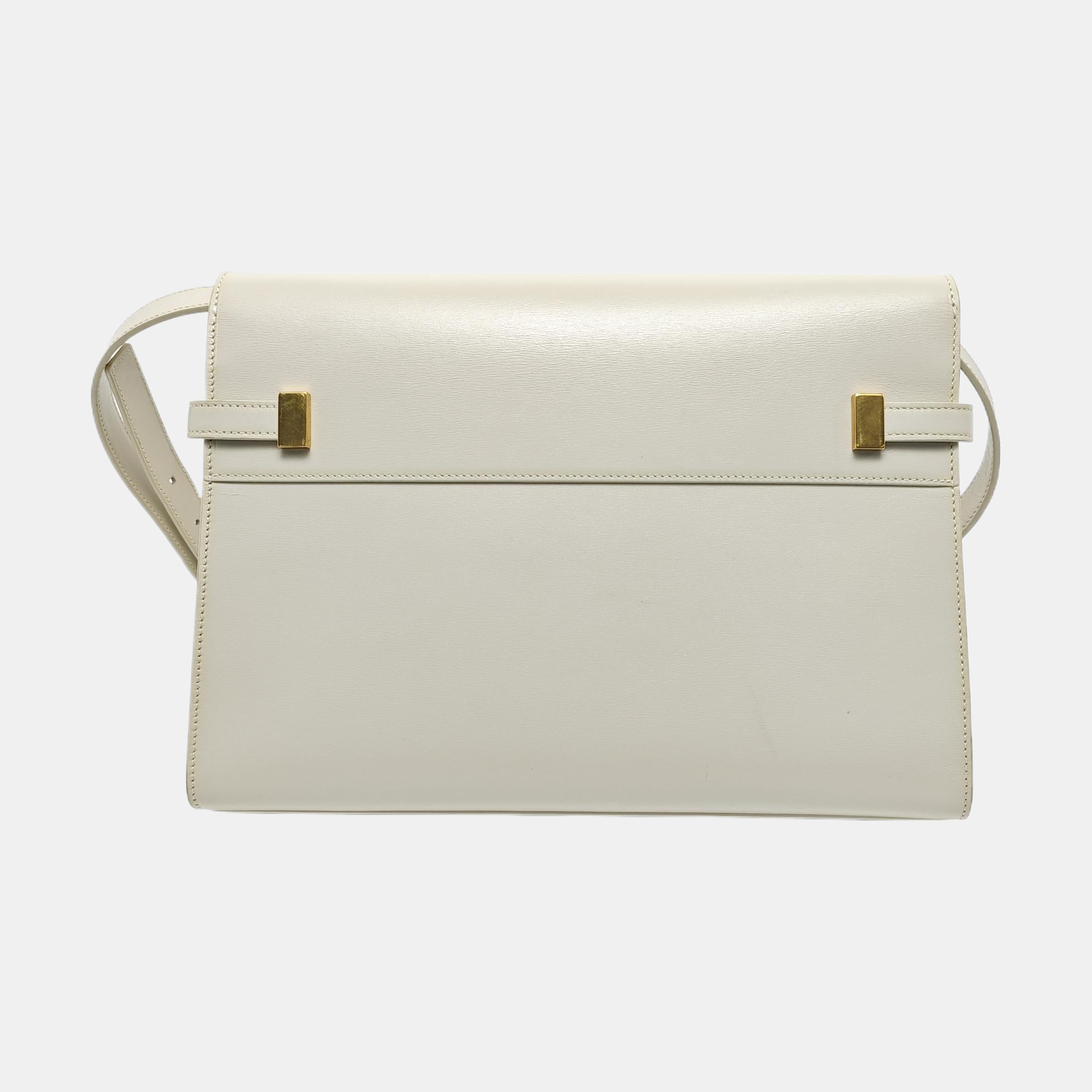 MANHATTAN Medium Calfskin White