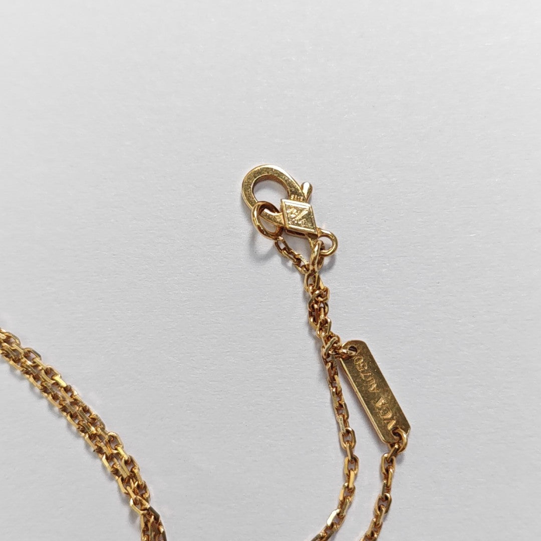 Vintage Alhambra 18k Gold Necklace