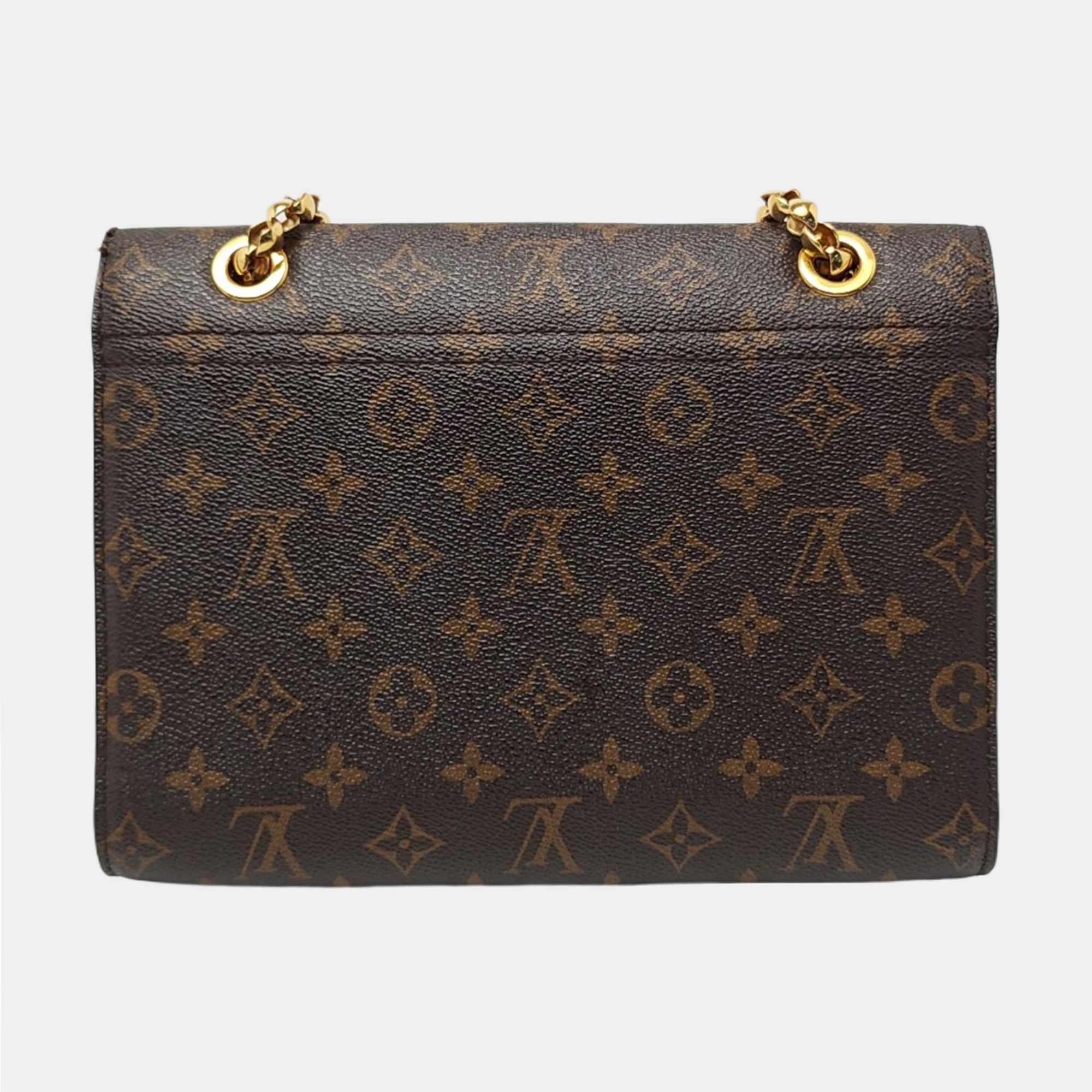 VICTOIRE Monogram Coated Canvas Brown