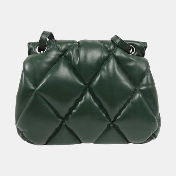 B. Quilted Calfskin Green