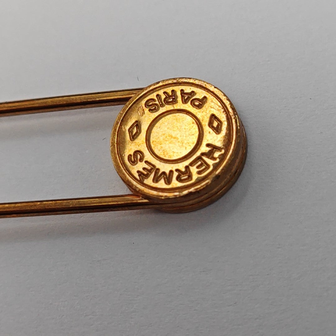Metal Gold Brooch