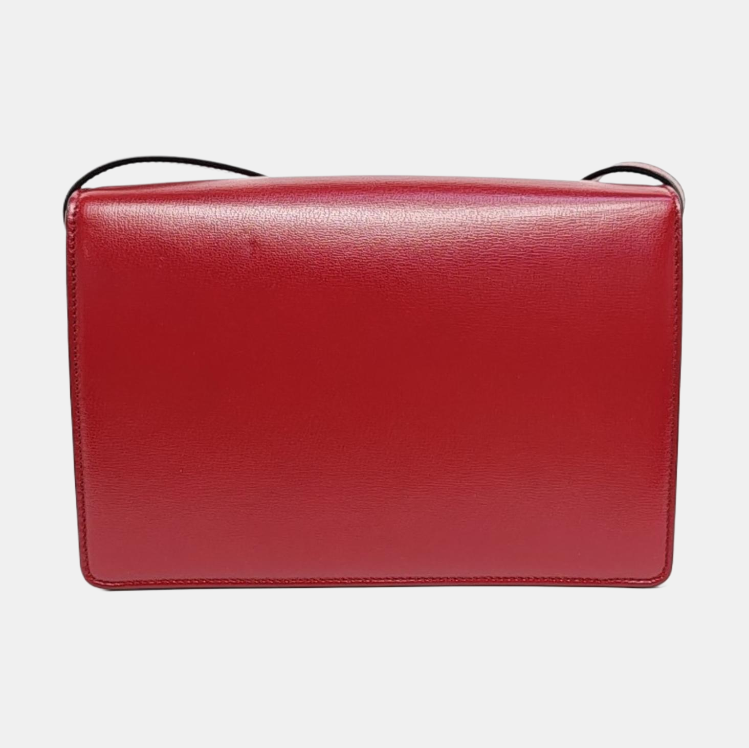 GG Ring Small Calfskin Red