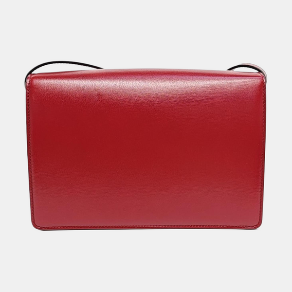 GG Ring Small Calfskin Red
