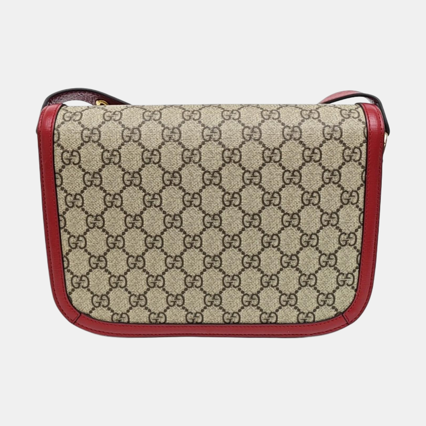 Horsebit 1955 Small Monogram Coated Canvas Beige