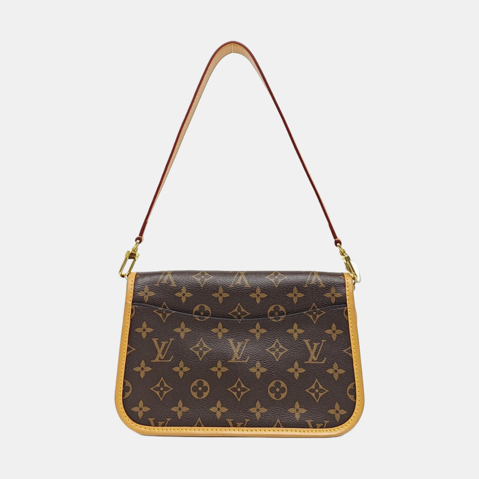DIANE Monogram Coated Canvas Brown