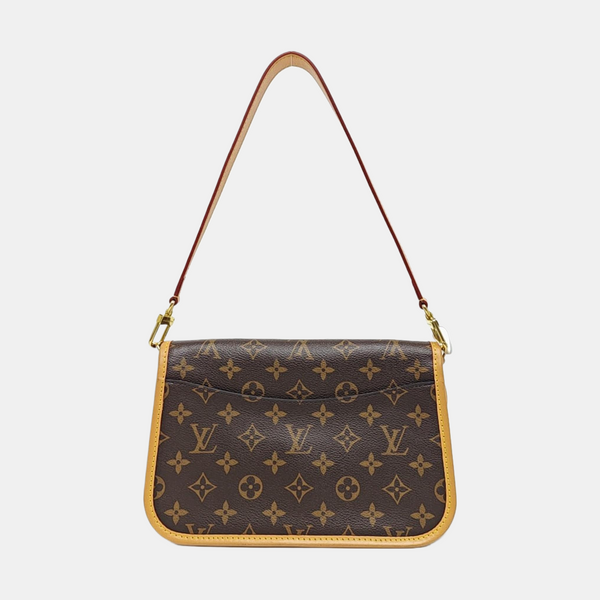 DIANE Monogram Coated Canvas Brown