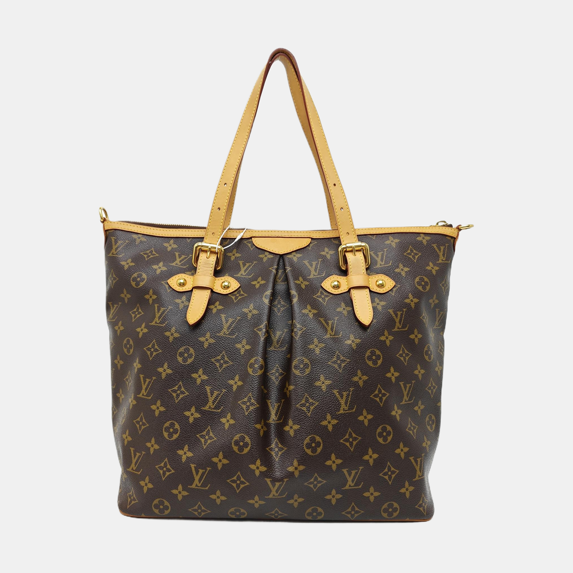 PALERMO GM Monogram Coated Canvas Brown