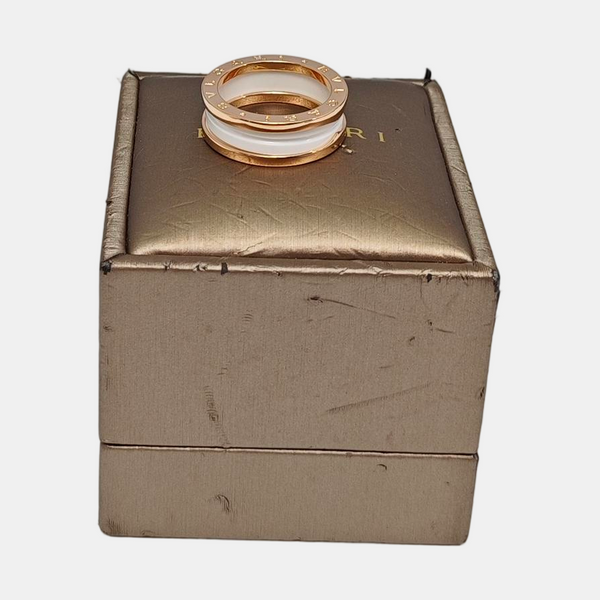 B.ZERO1 18k Rose Gold Ring EU 59