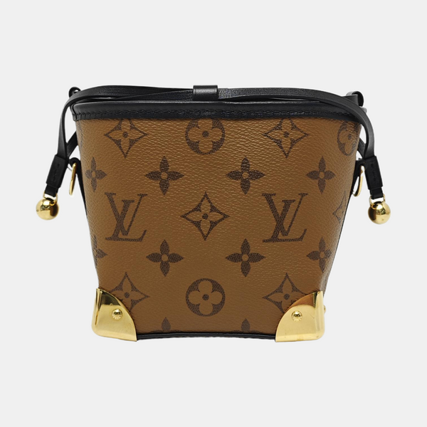 NOÉ PURSE LV CHARMS Monogram Coated Canvas Brown