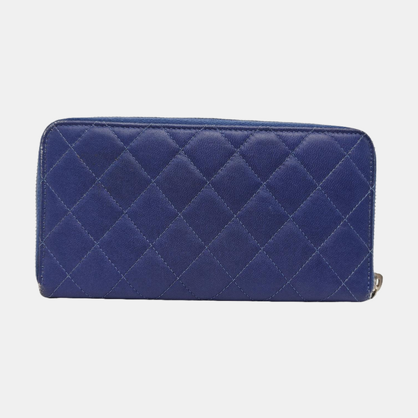 Quilted Calfskin Wallet Multicolor