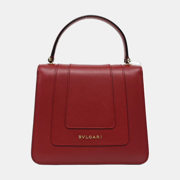 SERPENTI FOREVER Small Quilted Calfskin Red