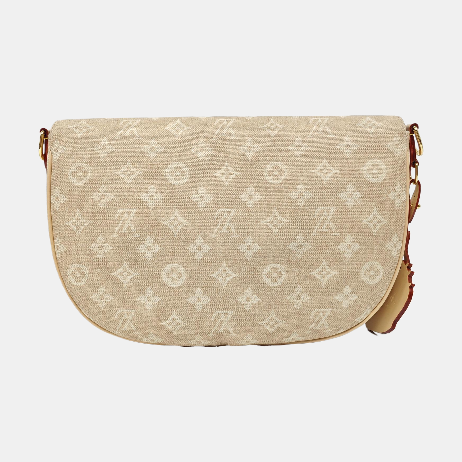 Monogram Coated Canvas Beige