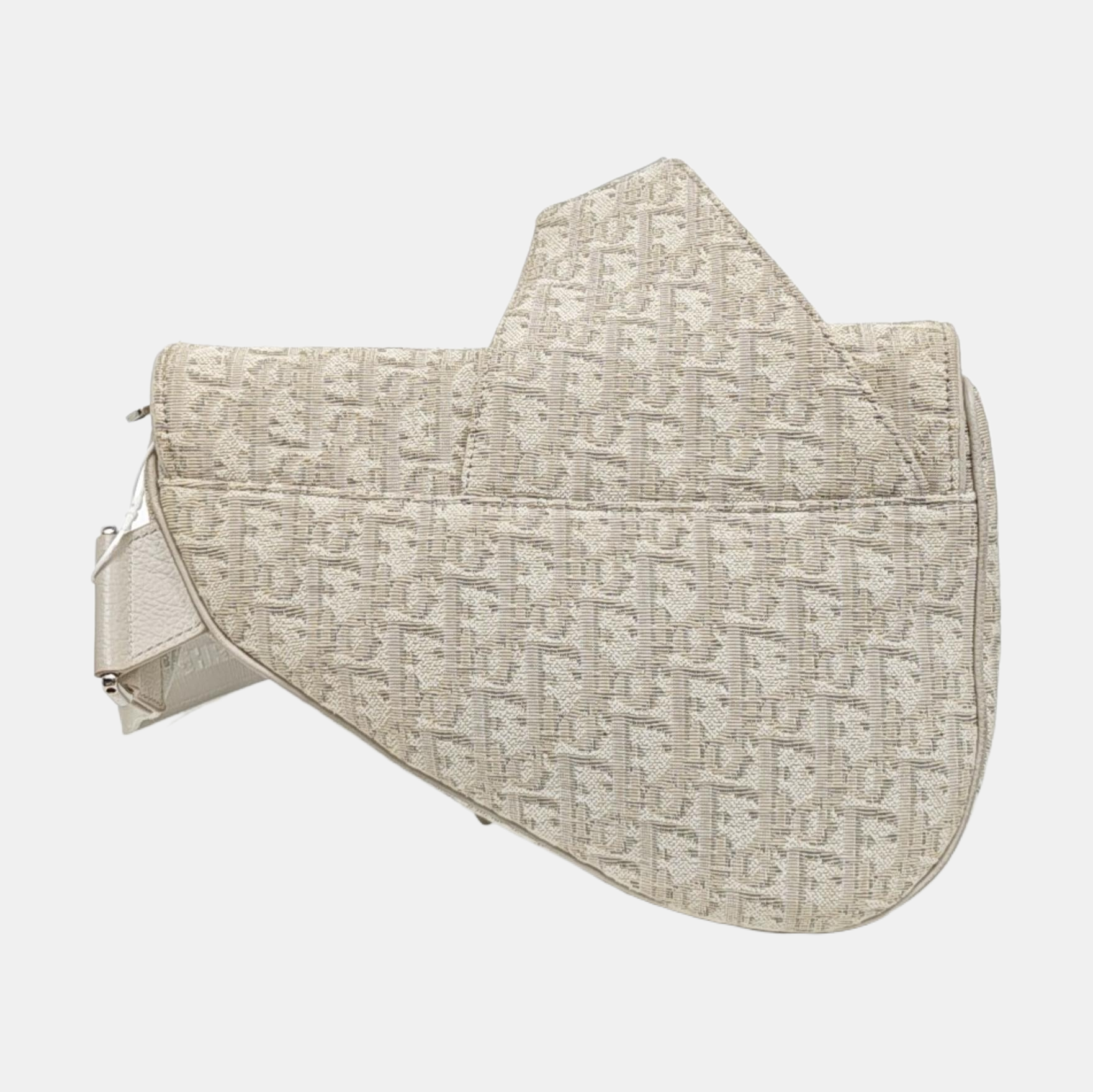 Saddle Medium Canvas Beige