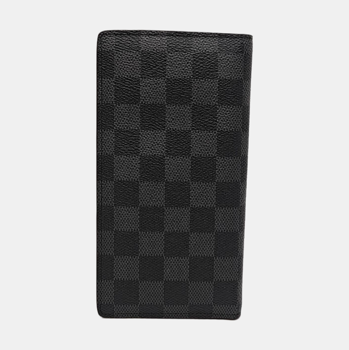 BRAZZA Damier Graphite Coated Canvas Black Wallet