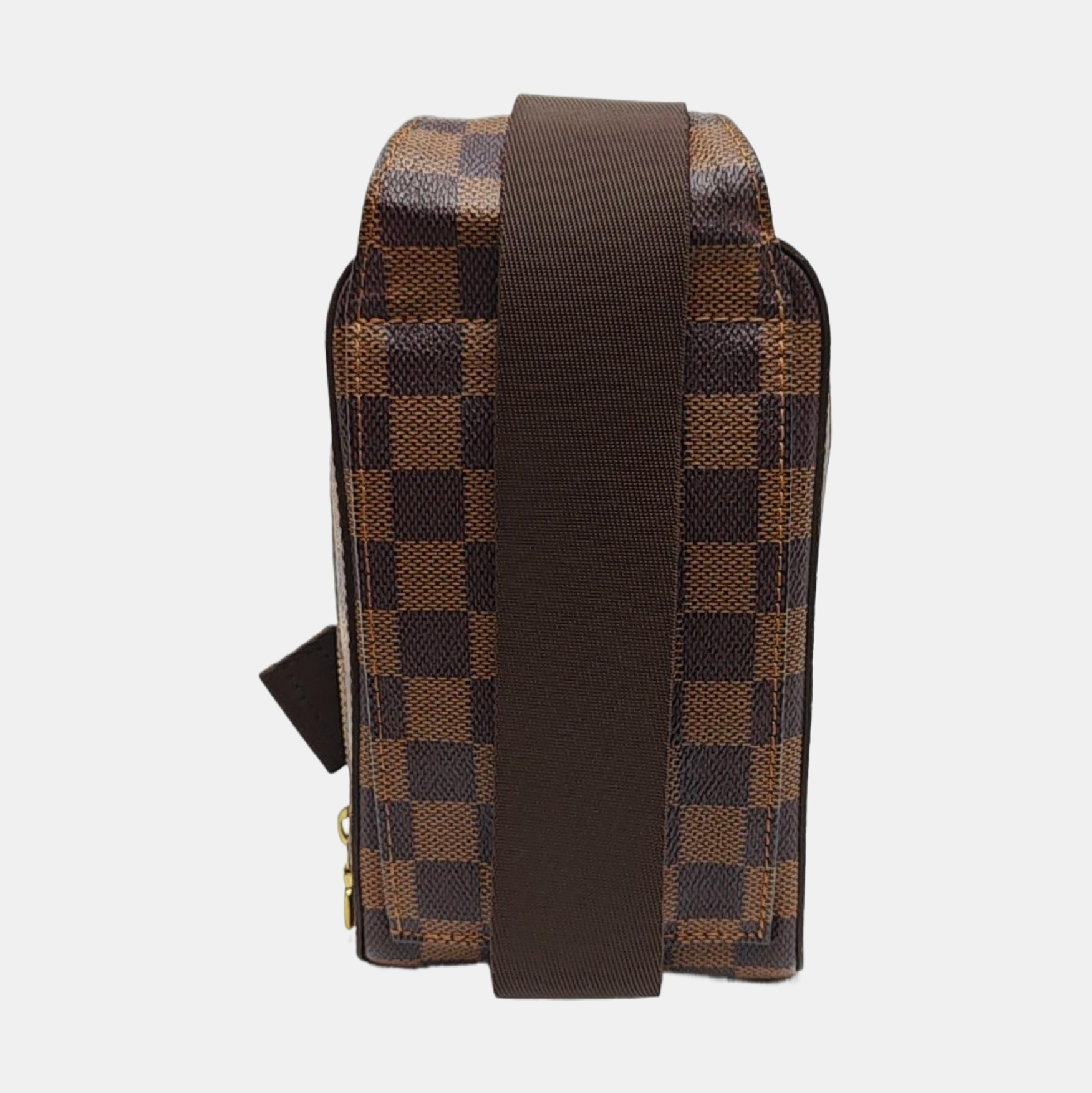 GÉRONIMOS Damier Ebene Coated Canvas Brown