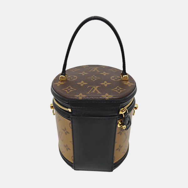 CANNES PM Monogram Coated Canvas Brown
