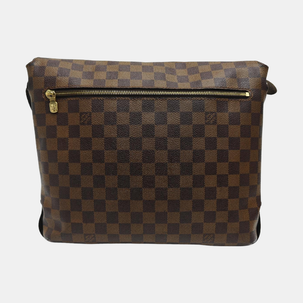 BROOKLYN Damier Ebene Coated Canvas Brown