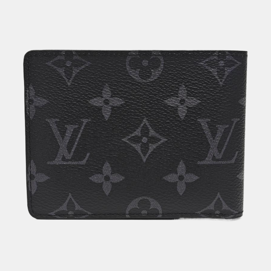SLENDER Monogram Coated Canvas Black Wallet