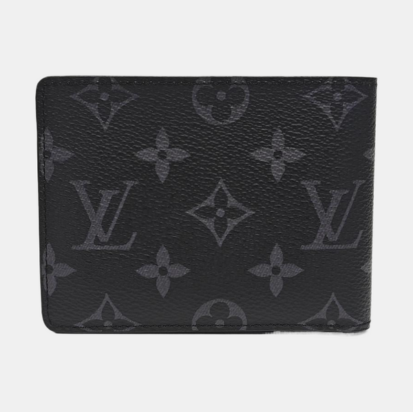SLENDER Monogram Coated Canvas Black Wallet