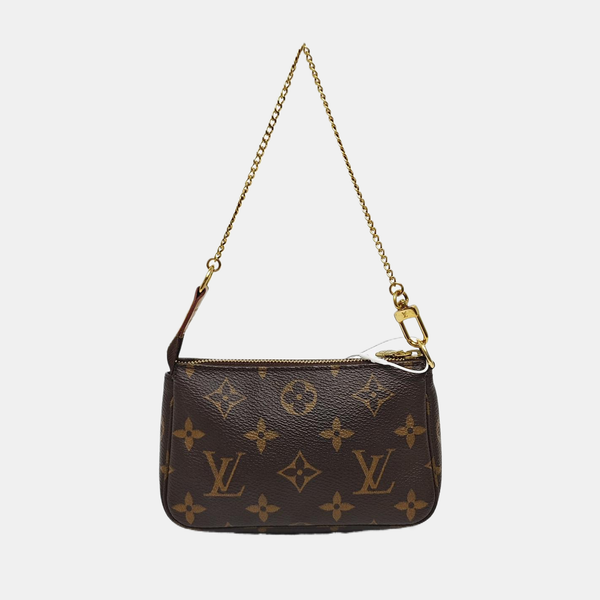 ACCESSOIRES Mini Monogram Coated Canvas Brown