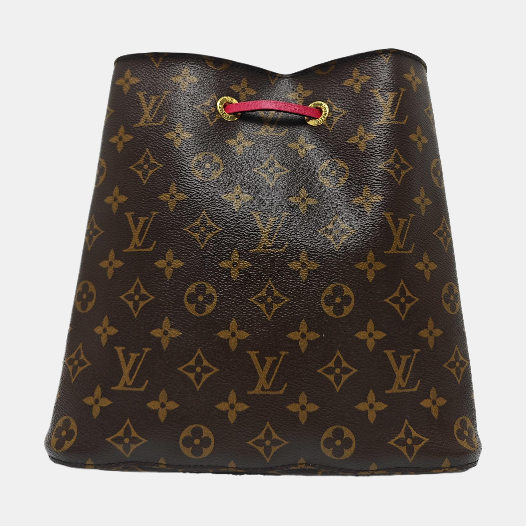 NÉONOÉ MM Monogram Coated Canvas Brown