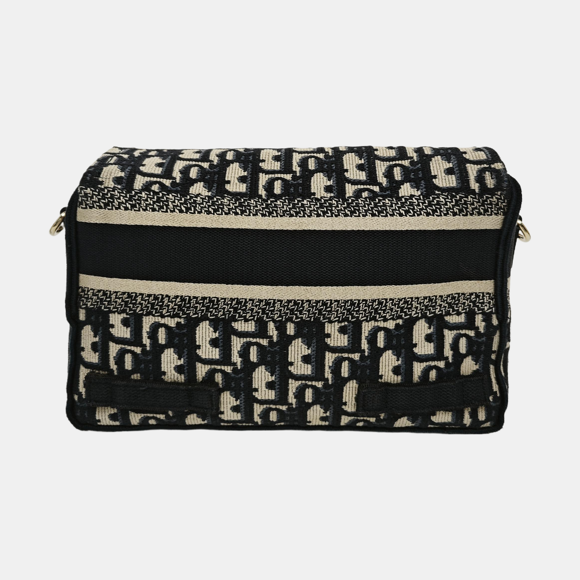 Diorcamp Small Oblique Canvas Blue
