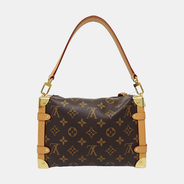 SIDE TRUNK MM Monogram Coated Canvas Brown